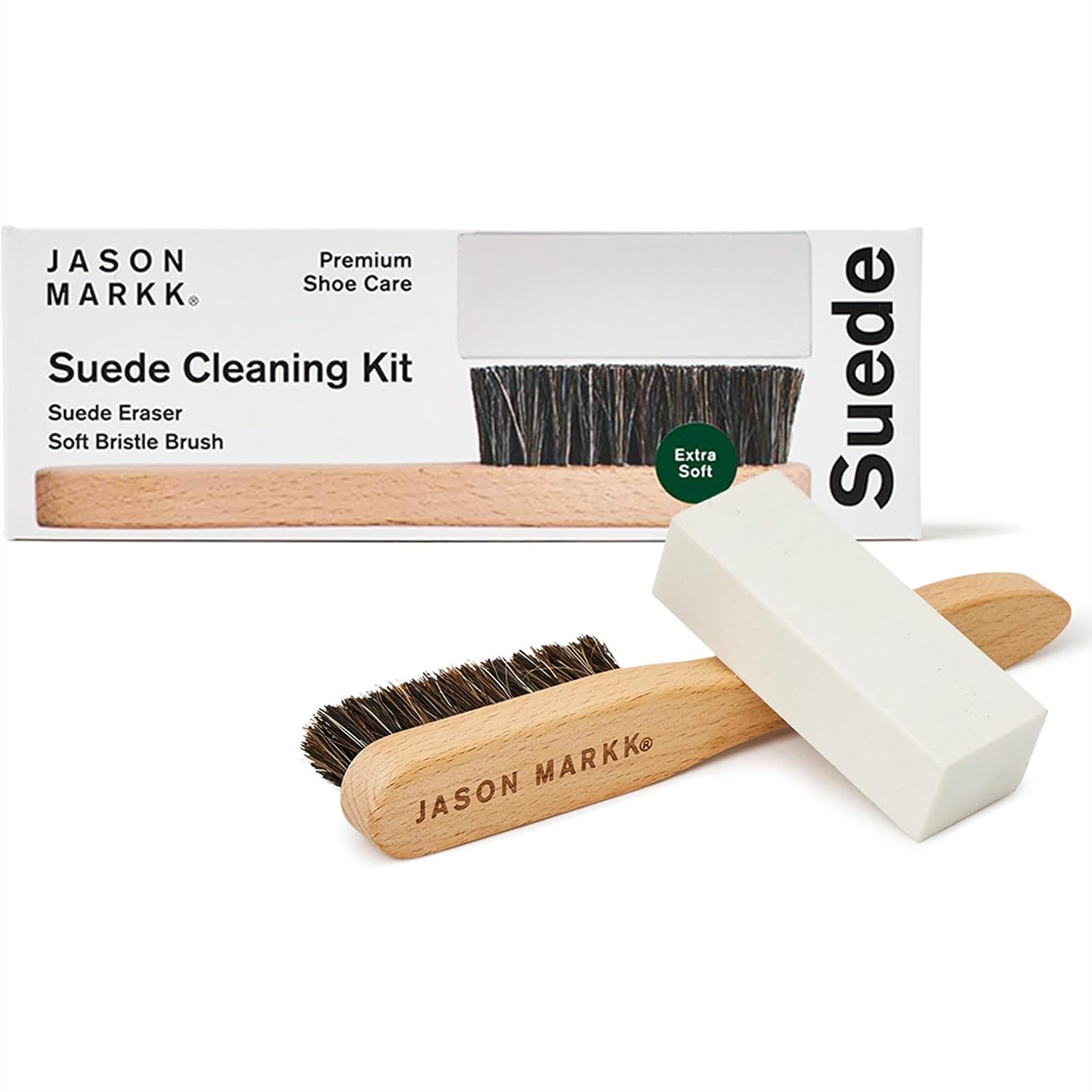 Sneaker Care Suede - Suede reinigingsset voor schoenen met borstel