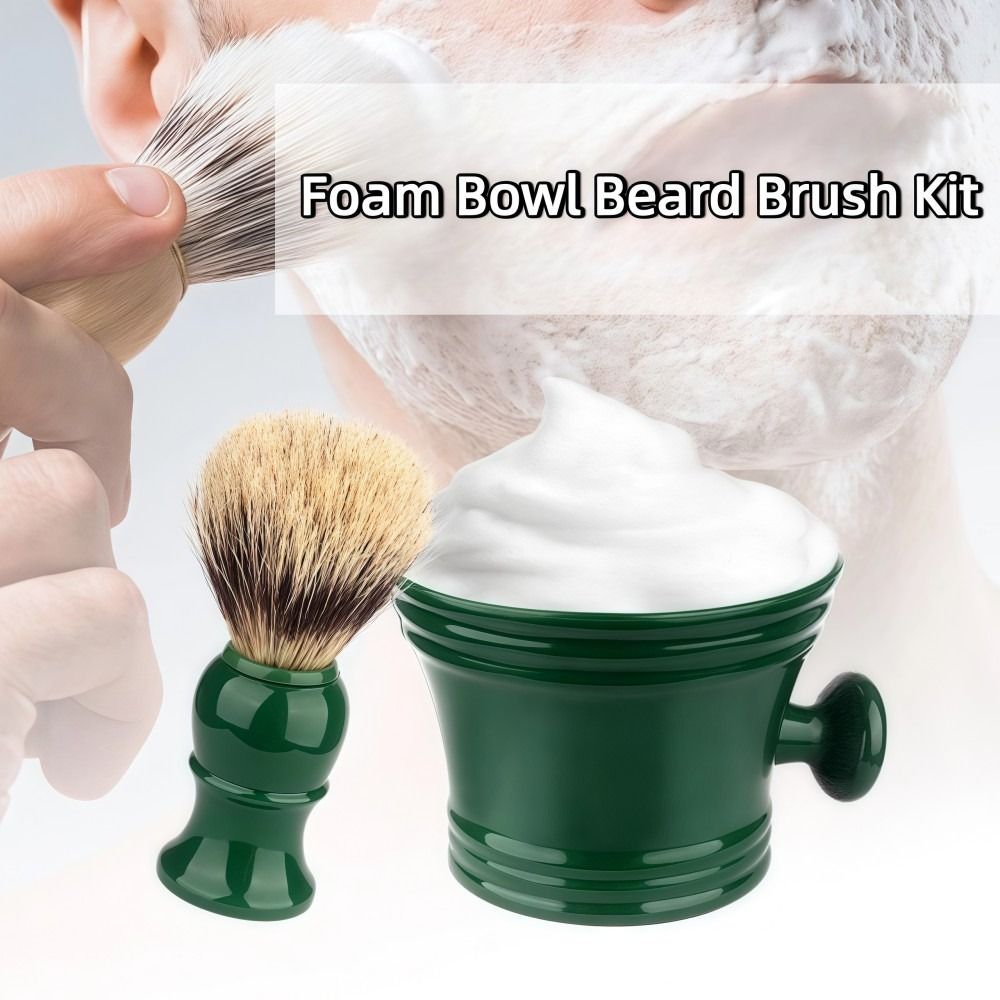 Brush Bristle Set - Volledige set scheerkwastenset Zachte borstel met