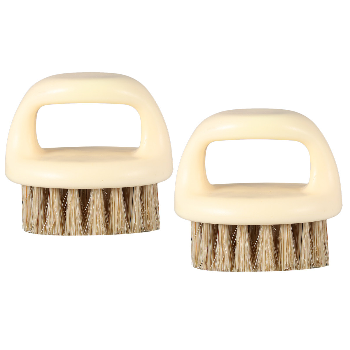 Brush Bristle Set - 2-delige baardborstelset voor mannen, premium kwaliteit,