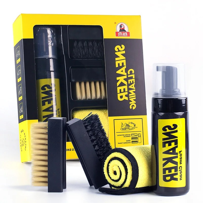 Sneaker Care Suede - 150 ml watervrije schuim sneakersreinigerset met