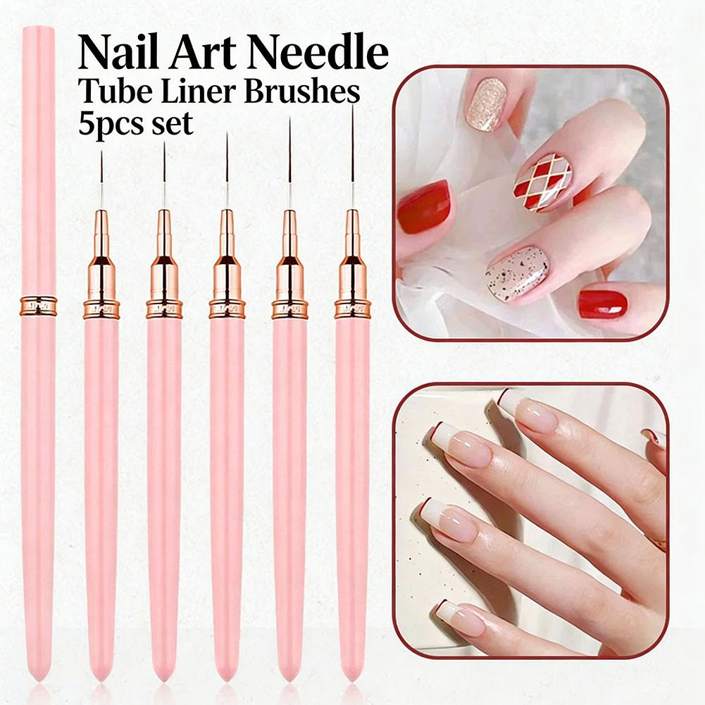 5-delige set nagelkunst liner  - Brush Bristle Set recensie en prijs