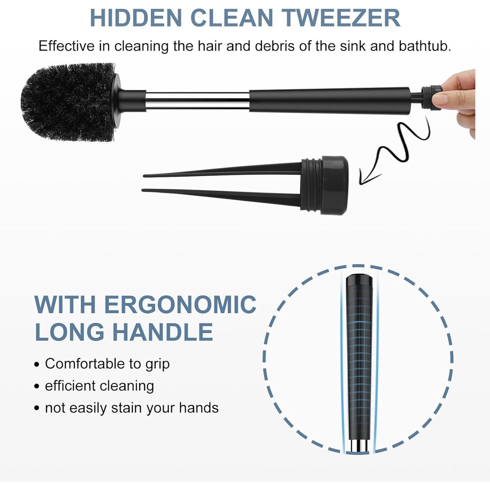 Toiletborstelhouder met afslui - Brush Bristle Set recensie en prijs