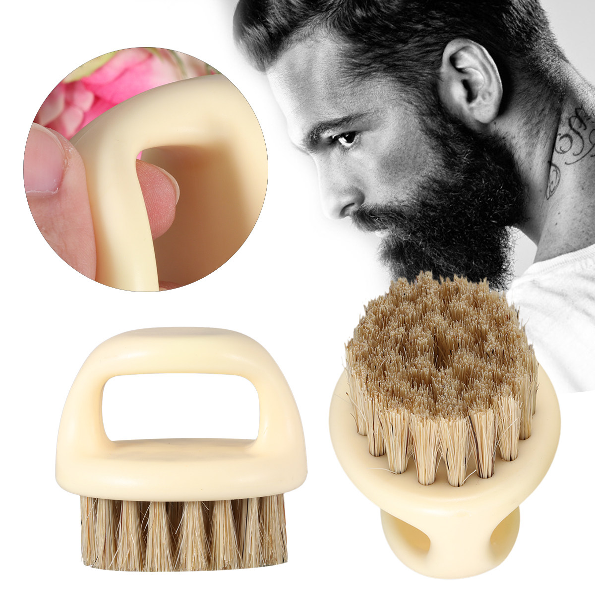 2-delige baardborstelset voor  - Brush Bristle Set recensie en prijs