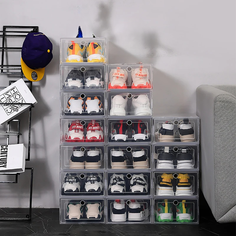 6-pack transparante schoenendo - Shoe Box Display recensie en prijs