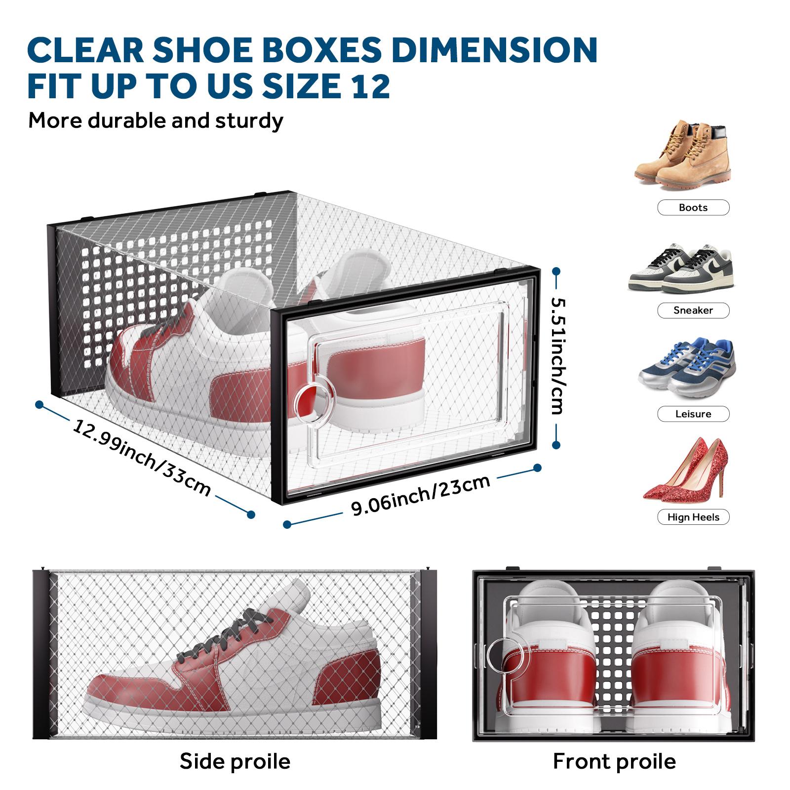 12/24 stuks dikke, transparant - Shoe Box Display recensie en prijs