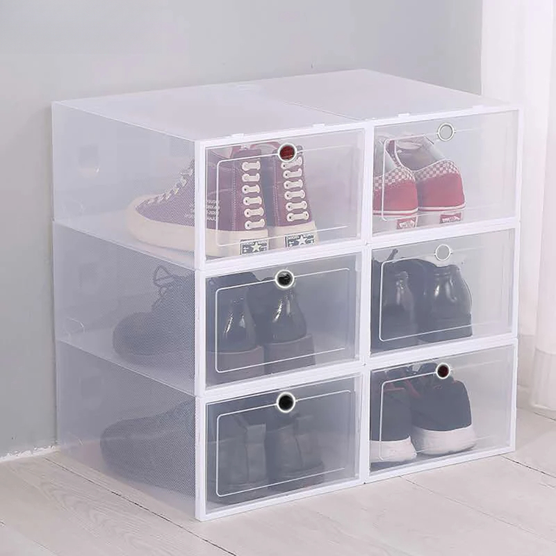 6 stuks transparante schoeneno - Shoe Box Display recensie en prijs