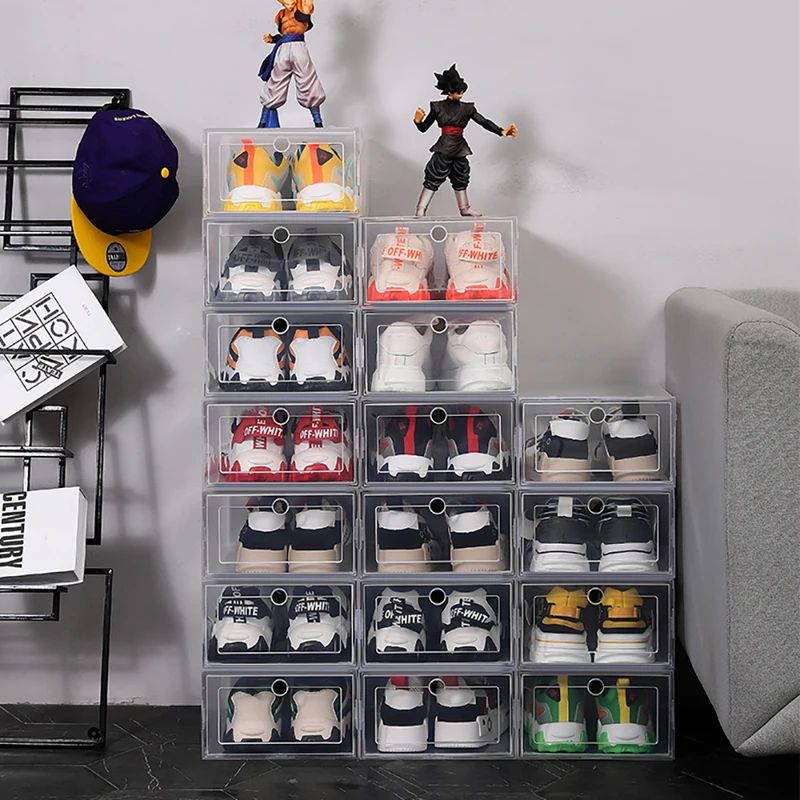 6 stuks transparante schoeneno - Shoe Box Display recensie en prijs
