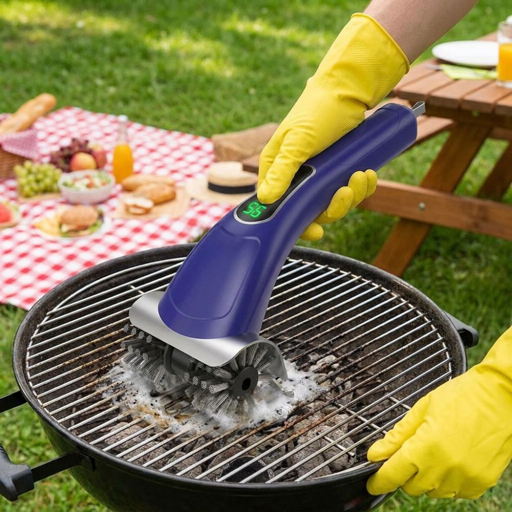 Elektrische grillborstel met 2 - Brush Bristle Set recensie en prijs
