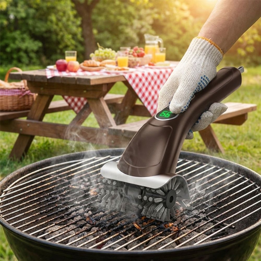 Elektrische grillborstel met 2 - Brush Bristle Set recensie en prijs