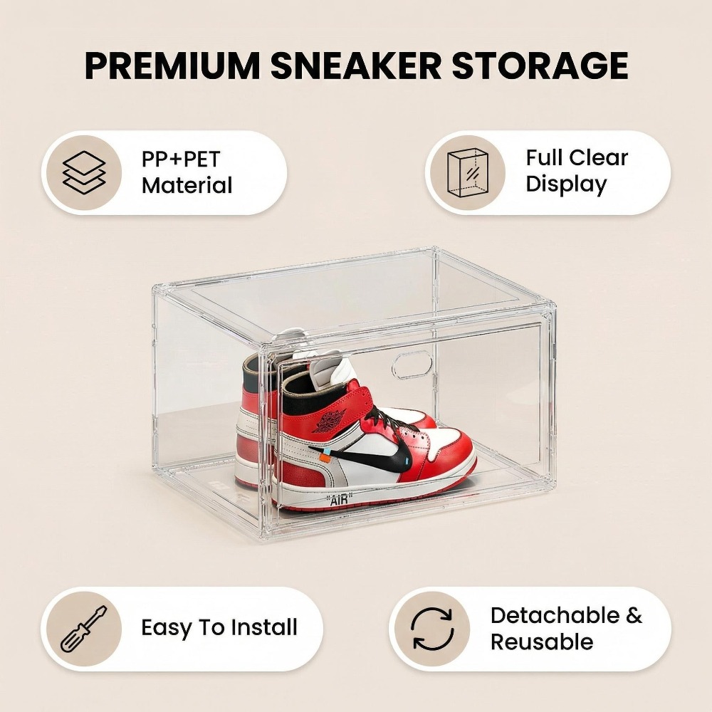 Verdikte transparante opbergdo - Shoe Box Display recensie en prijs