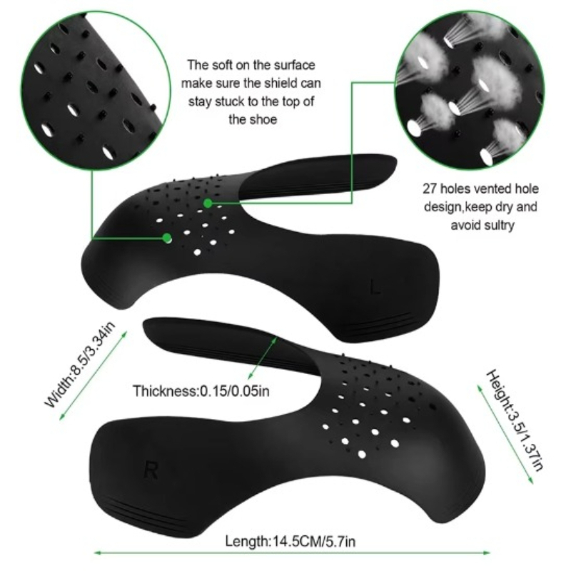 Beschermhoes voor sportschoene - Crease Protector Toe recensie en prijs