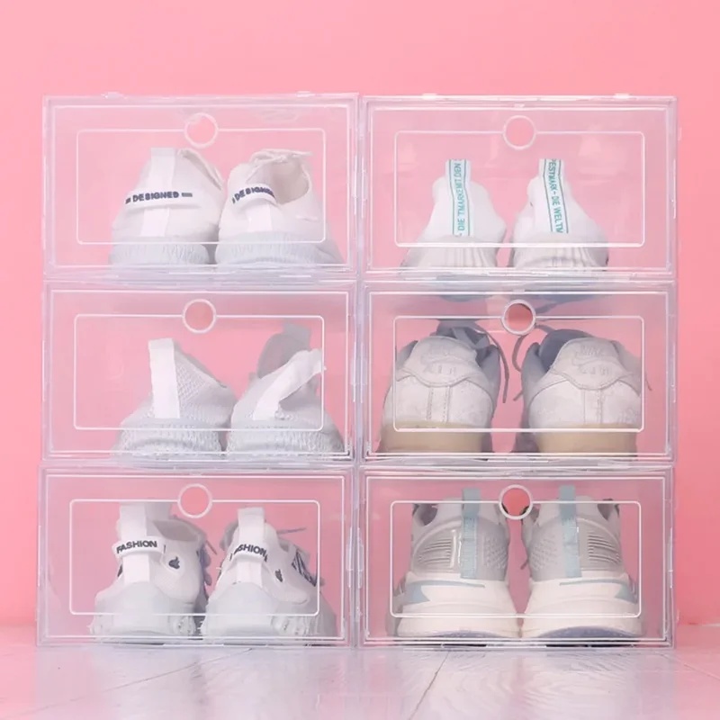 6 stuks transparante schoenend - Shoe Box Display recensie en prijs