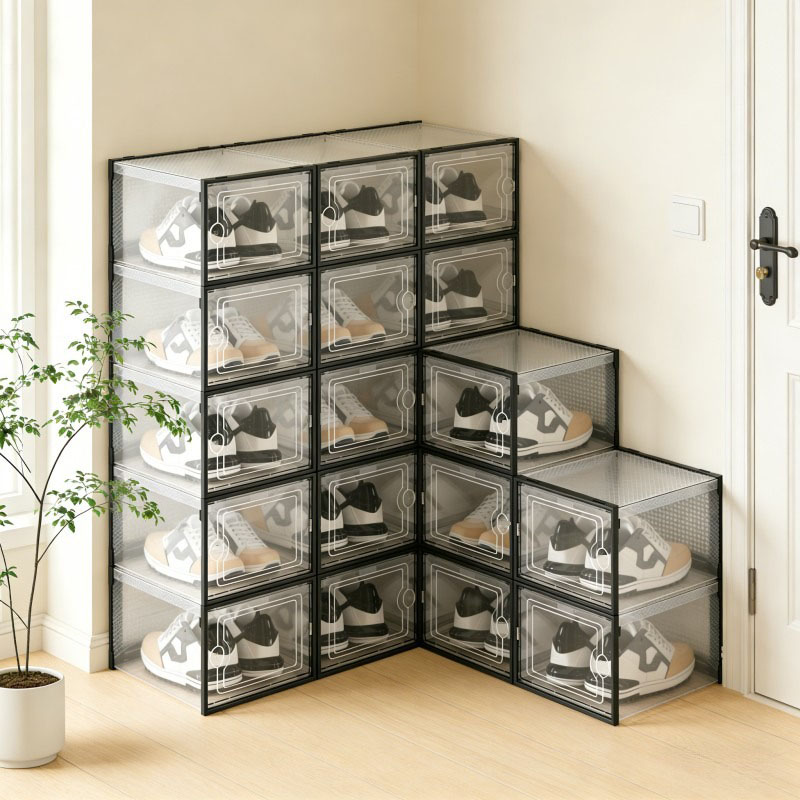 6/24-delige transparante schoe - Shoe Box Display recensie en prijs