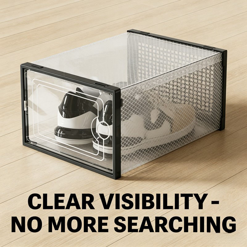 6/24-delige transparante schoe - Shoe Box Display recensie en prijs