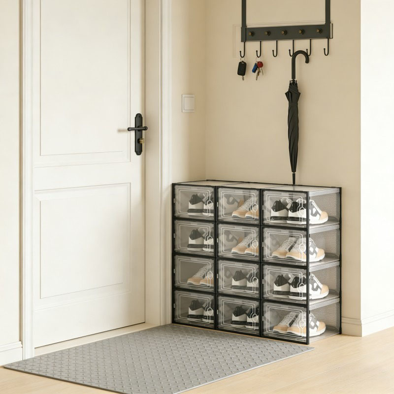 6/24-delige transparante schoe - Shoe Box Display recensie en prijs