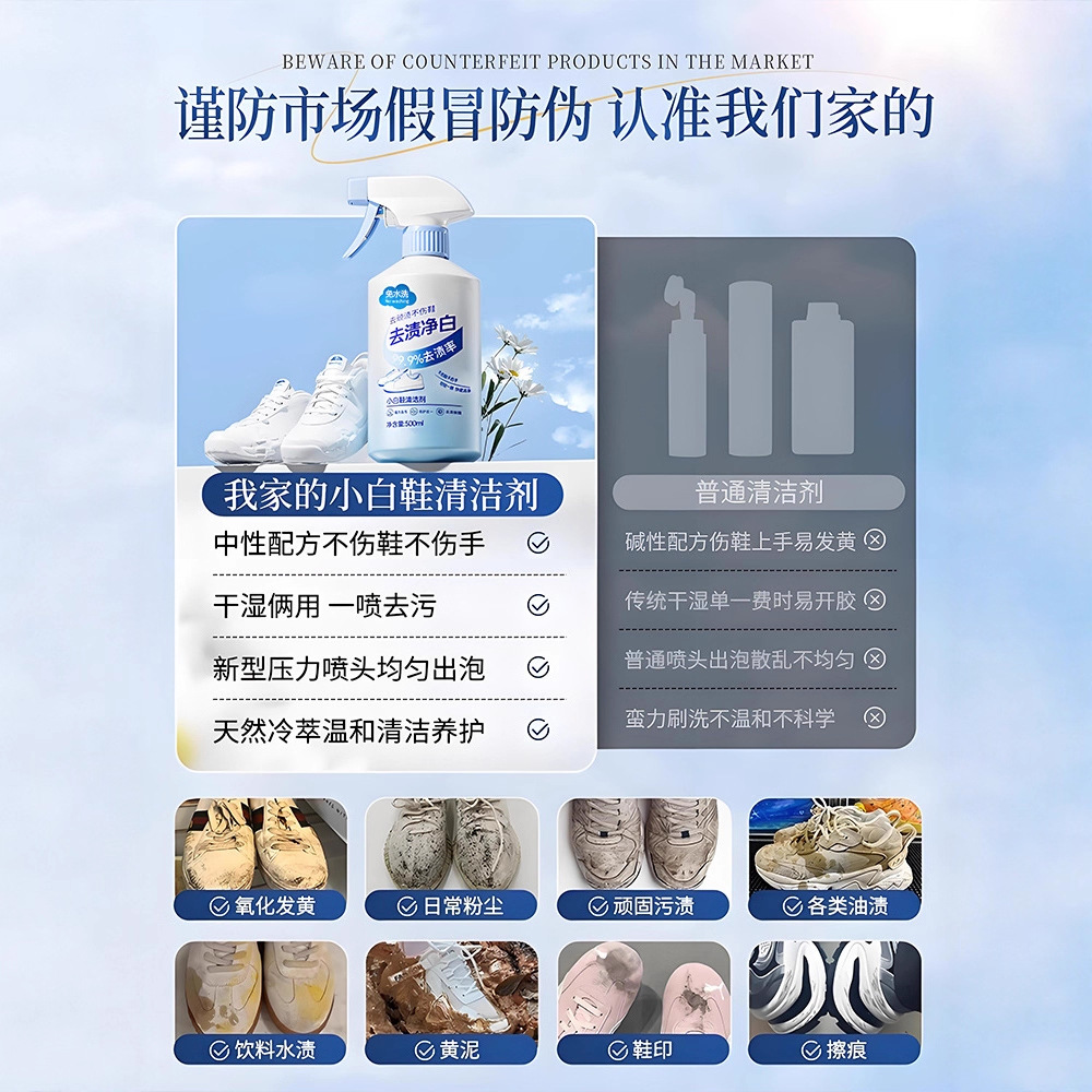 500ml witte schoenreiniger, ge - Sneaker Care Suede recensie en prijs